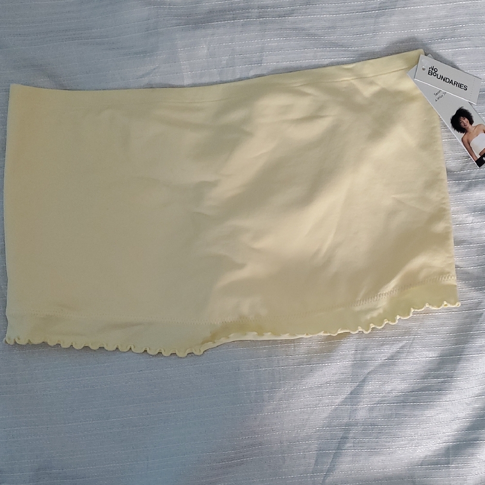 Butter Yellow Bandeau With Flaws